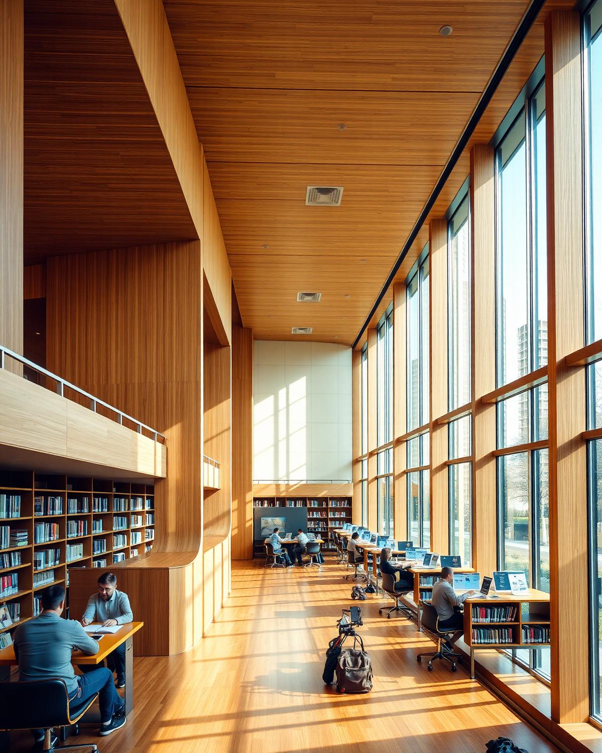 University library interior